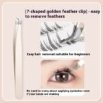Round Head Jinyu 7-shaped Grafting Eyelash Tweezers - Image 7