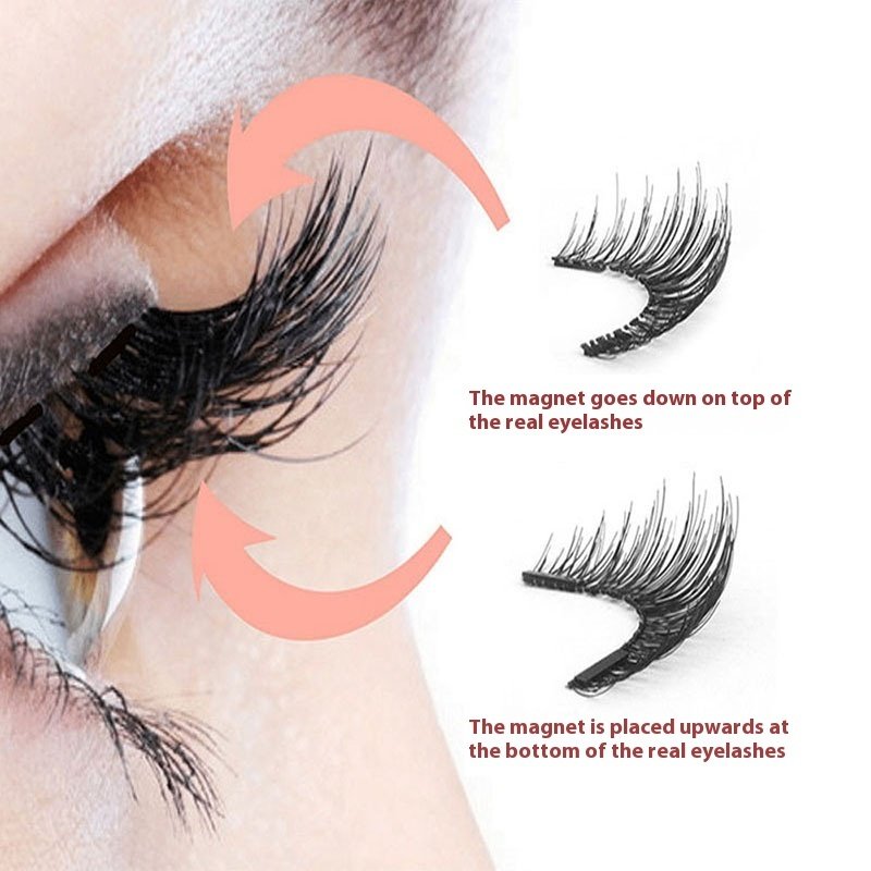 08cc130f-28c3-44a6-8950-703954ebce54.jpg Magnetic False Eyelashes One-pair Package Natural - Image 2
