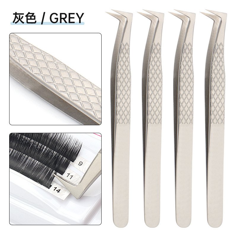 093a6e5c-8e17-445d-9680-ecc711376322.jpg Grafting Eyelash Special Tweezers High Precision Fish Pattern Olecranon Tweezers Stainless Steel Eyelash Tweezers - Image 3