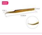 Gold Plated Eyelash Extension Tweezers Eyelash Tool - Image 4