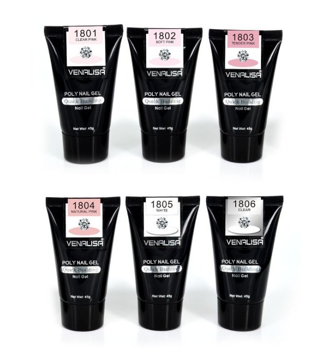 13186827661197.jpg Venalisa Poly Nail Gel Kit Nail Fesign Builder Nail Gel Acrylic Transparent Crystal Coumuflage Set Nail Extend Jelly Gel Polish - Image 2