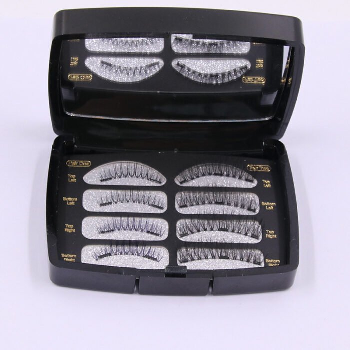 Magnetic False Eyelashes Acrylic Set Without Glue Sharpening - Image 3