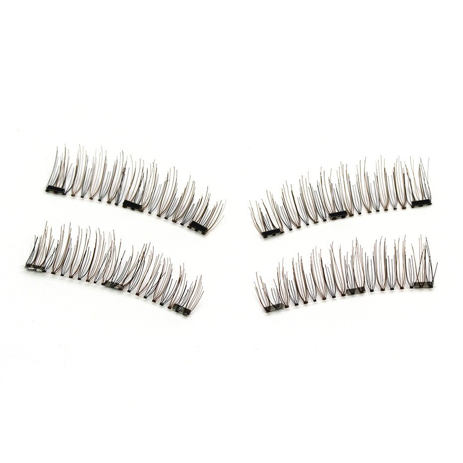 1617179065365.jpg Three Magnetic Glue-Free Magnetic Eyelashes Small Round Box Magnet False Eyelashes - Image 8