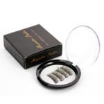 Three Magnetic Glue-Free Magnetic Eyelashes Small Round Box Magnet False Eyelashes - Image 4