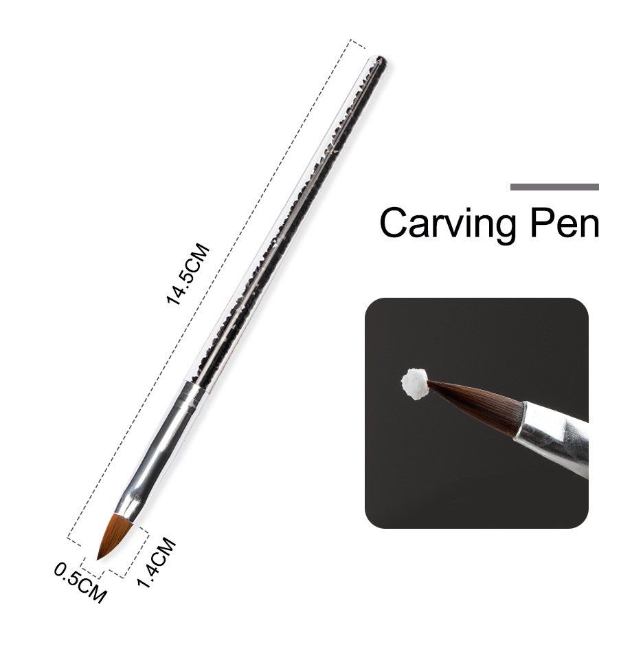 1617447564013.jpg Nail Powder Acrylic System Kit Professional Nail Art Tool Set Contain Glass Cup Acrylic Liquid Extention Carving Manicure - Image 3