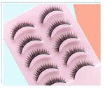 Natural Short Cross False Eyelashes Handmade Fake Eye Lashes Makeup USA - Image 5