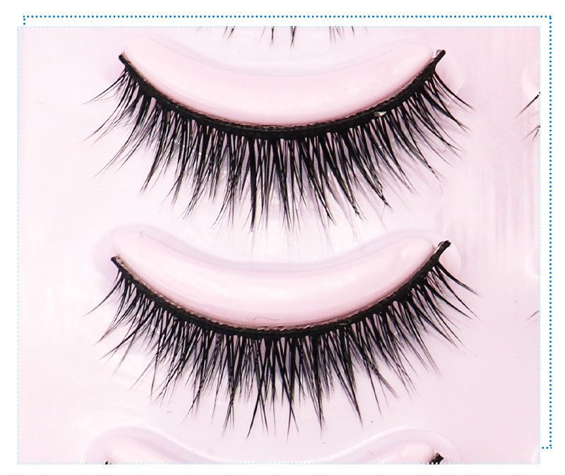 1619234566477.jpg Natural Short Cross False Eyelashes Handmade Fake Eye Lashes Makeup USA - Image 1