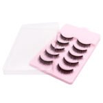 Natural Short Cross False Eyelashes Handmade Fake Eye Lashes Makeup USA - Image 2