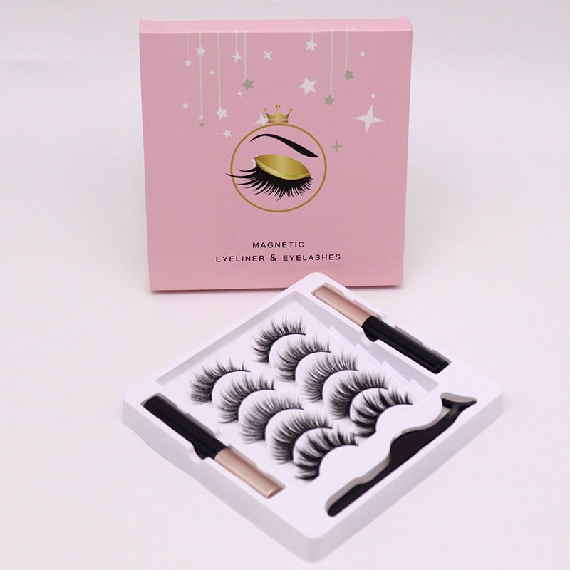 1619486428335.jpg Magnetic Eyelashes Eyeliner Set Long Lasting False Mink Waterproof Eye Lashes Extension Reusable Beauty Makeup Tool - Image 2