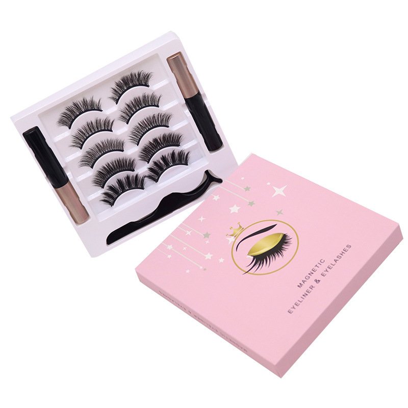 1619486428349.jpg Magnetic Eyelashes Eyeliner Set Long Lasting False Mink Waterproof Eye Lashes Extension Reusable Beauty Makeup Tool - Image 3