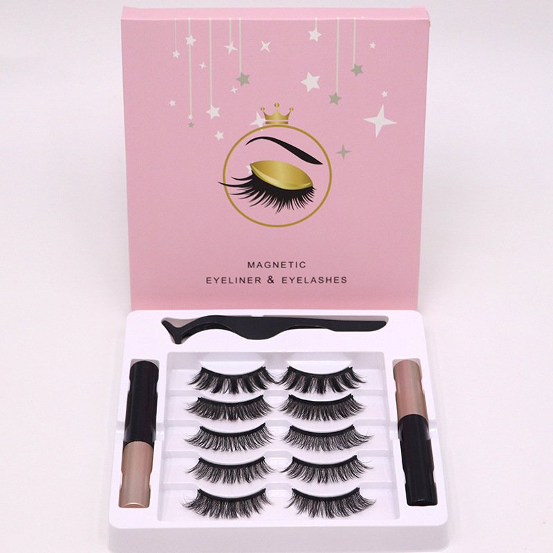 1619486428354.jpg Magnetic Eyelashes Eyeliner Set Long Lasting False Mink Waterproof Eye Lashes Extension Reusable Beauty Makeup Tool - Image 1