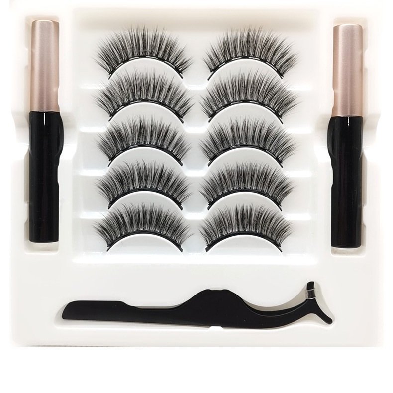 1619486516370.jpg Magnetic Eyelashes Eyeliner Set Long Lasting False Mink Waterproof Eye Lashes Extension Reusable Beauty Makeup Tool - Image 5