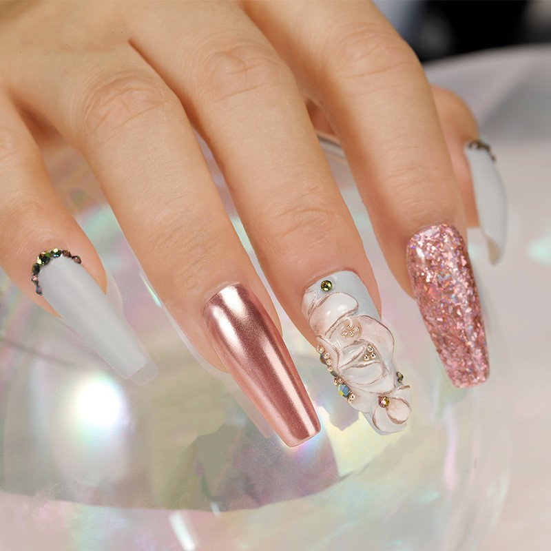 1620373620416.jpg Rosalind Wholesale Oem Private Label Nail Art Acrylic Powder System Starter Kit Crystal Nail Powder Set For Nail Extension - Image 5