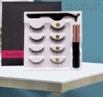 3D Natural Simulation Magnet Eyelashes Spot Four Pairs Of Magnetic Eyeliner Set