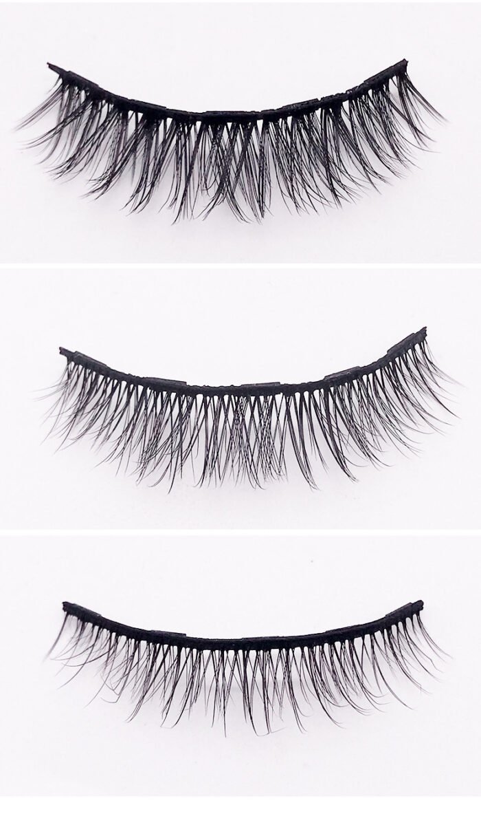 3D Natural Simulation Magnet Eyelashes Spot Four Pairs Of Magnetic Eyeliner Set - Image 5