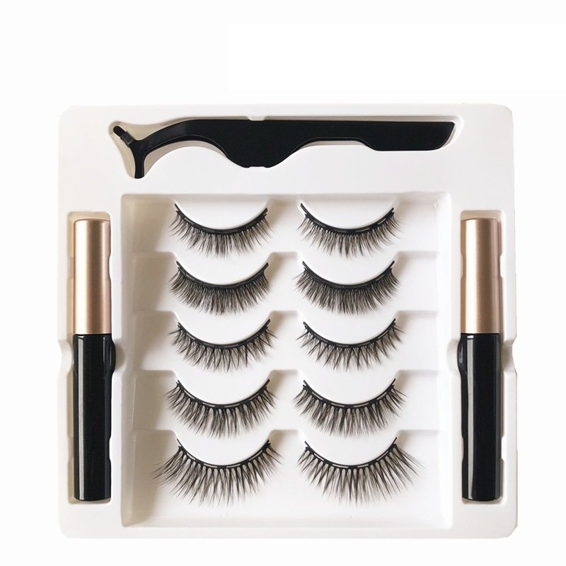1621312795505.jpg Five Pairs Of Magnetic Eyeliner Eyelashes Set - Image 1
