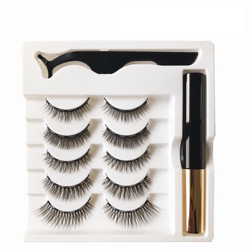 1621312795512.jpg Five Pairs Of Magnetic Eyeliner Eyelashes Set - Image 3