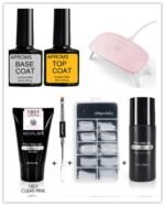 Venalisa Poly Nail Gel Kit Nail Fesign Builder Nail Gel Acrylic Transparent Crystal Coumuflage Set Nail Extend Jelly Gel Polish - Image 3