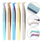 Grafting Eyelash Special Tweezers High Precision Fish Pattern Olecranon Tweezers Stainless Steel Eyelash Tweezers