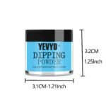 Acrylic Nail Kit Dip Powder Nail Kit Starter With Drill And UV Light, 20 Colors Fast Dry Powder Nail Dipping Kit, With Base & Top Coat Activator Dip Nail Kit For French Nail Art Manicure DIY - Image 6