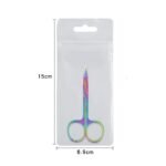 Stainless Steel Color Titanium Eyebrow Trimmer Makeup Beauty Small Scissors - Image 9