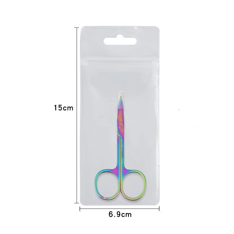 237d11b2-1685-4bef-ad66-de82f253a69f.jpg Stainless Steel Color Titanium Eyebrow Trimmer Makeup Beauty Small Scissors - Image 9