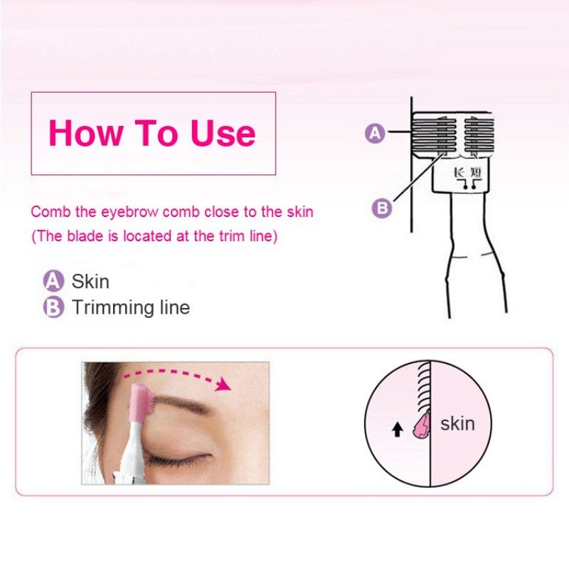 253438866772.jpg Electric eyebrow shaping tool Lady's eyebrow shaving machine - Image 6
