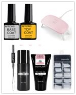 Venalisa Poly Nail Gel Kit Nail Fesign Builder Nail Gel Acrylic Transparent Crystal Coumuflage Set Nail Extend Jelly Gel Polish - Image 6