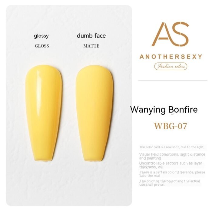 Yellow Nail Oil Gel New Whitening Nail Shop Special Set - Image 9