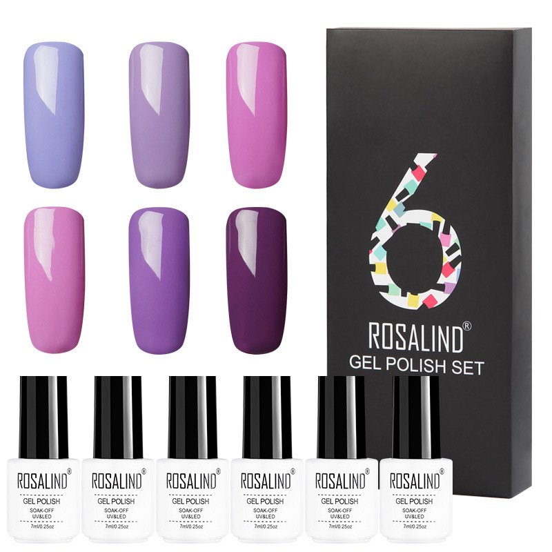 32452142800580.jpg 6 Colors Set Solid Color Gel Polish Set Nail Polish Gift Box Manicure - Image 9