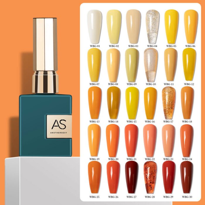 Yellow Nail Oil Gel New Whitening Nail Shop Special Set - Image 1