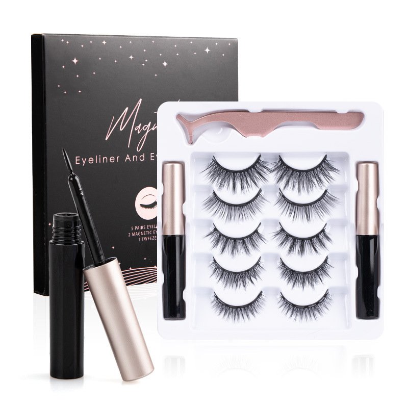 3b3fcdb1-df16-454a-ada6-747c45ff5581.jpg Magnetic False Eyelashes 5 Pairs Of Eyeliner - Image 7