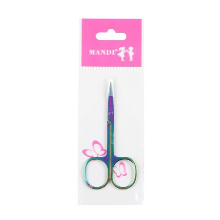 Stainless Steel Color Titanium Eyebrow Trimmer Makeup Beauty Small Scissors - Image 5