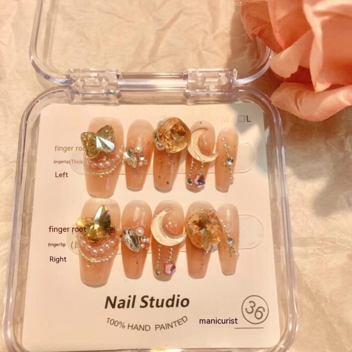 Wearing Sun Protection Detachable False Nails - Image 1