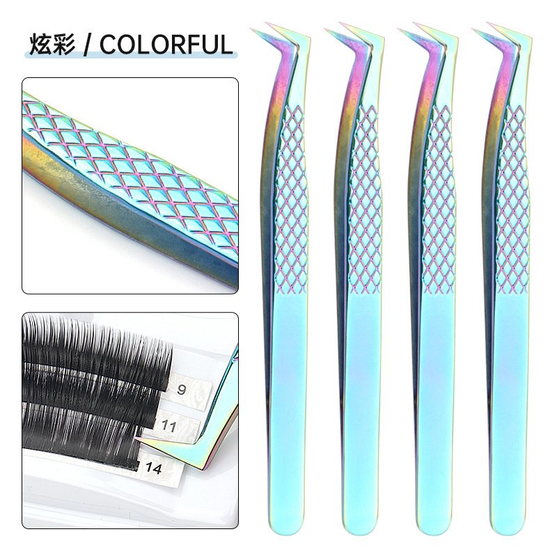 40f40dfd-291c-48ce-b13f-0a1c2d3101eb.jpg Grafting Eyelash Special Tweezers High Precision Fish Pattern Olecranon Tweezers Stainless Steel Eyelash Tweezers - Image 7