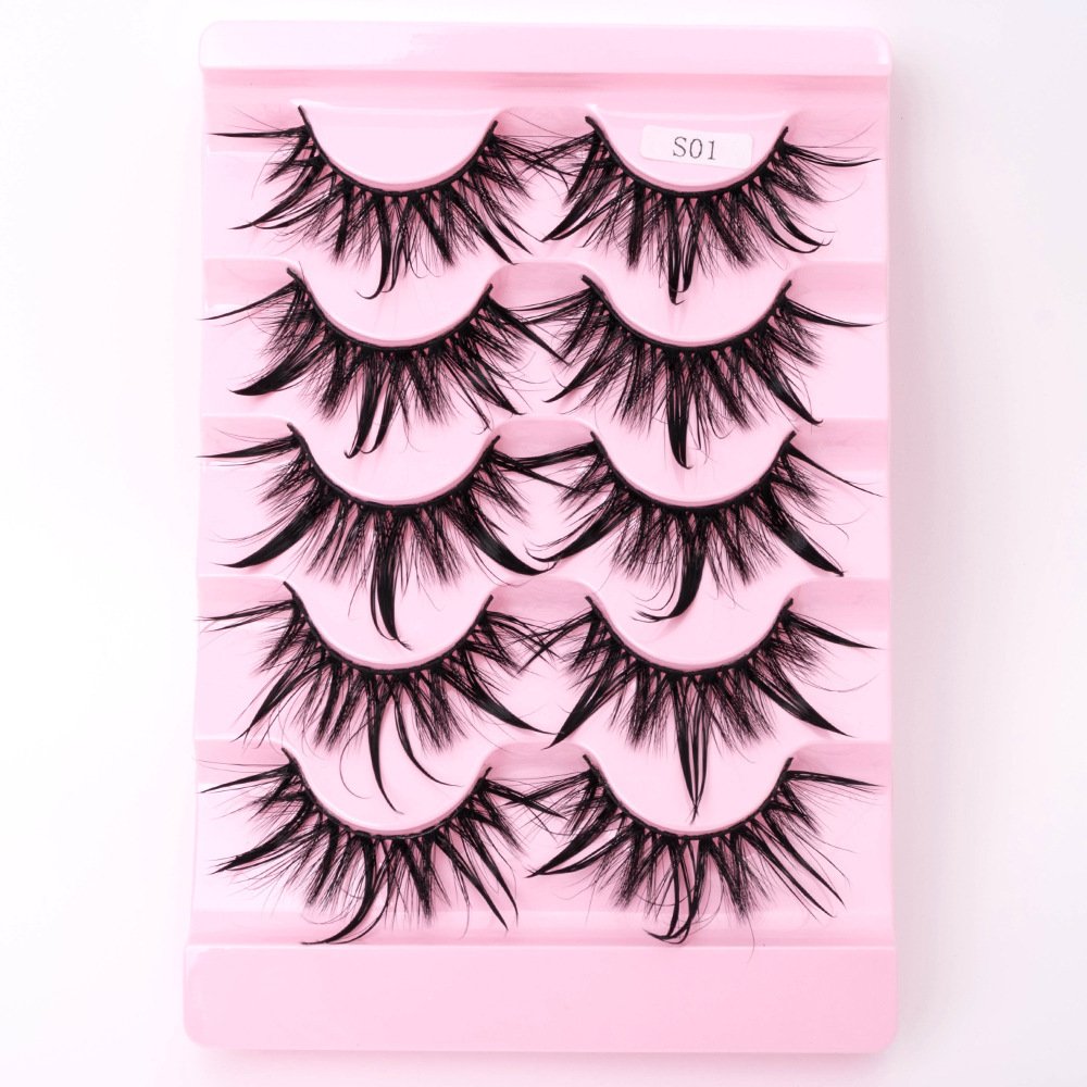 4670280b-d455-45b8-b74d-11e03d77eb6f.jpg Natural 3D Dramatic Fairy Clusters Manga Lashes Fake Eyelashes - Image 1