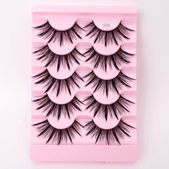 Natural 3D Dramatic Fairy Clusters Manga Lashes Fake Eyelashes - Image 6