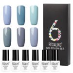 6 Colors Set Solid Color Gel Polish Set Nail Polish Gift Box Manicure - Image 7