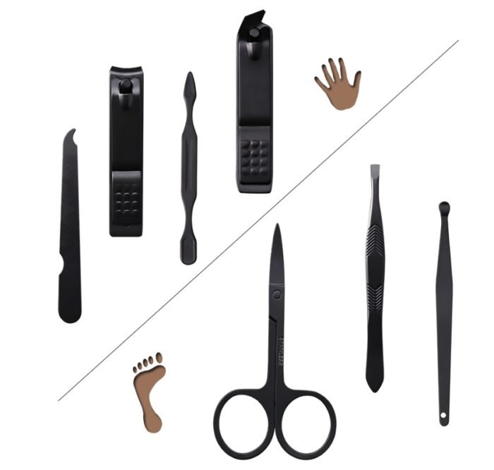 7 nail clippers Nail Manicure Set knife eyebrow set function Manicure Manicure Kit - Image 2