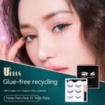 Liquid Eyeliner Magnetic False Eyelashes Set  Five Pairs Of Glue-free Magnetic Eyelashes - Image 6