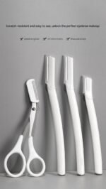 Eyebrow Trimmer Eyebrow Trimming Tool Set Macro Safety Type Beginner Men's And Women's Special Eyebrow Razor - Image 6
