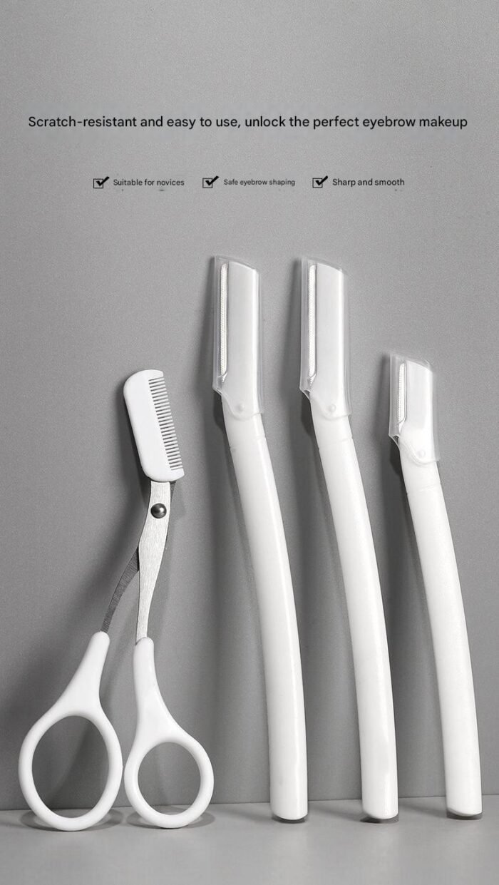 Eyebrow Trimmer Eyebrow Trimming Tool Set Macro Safety Type Beginner Men's And Women's Special Eyebrow Razor - Image 6