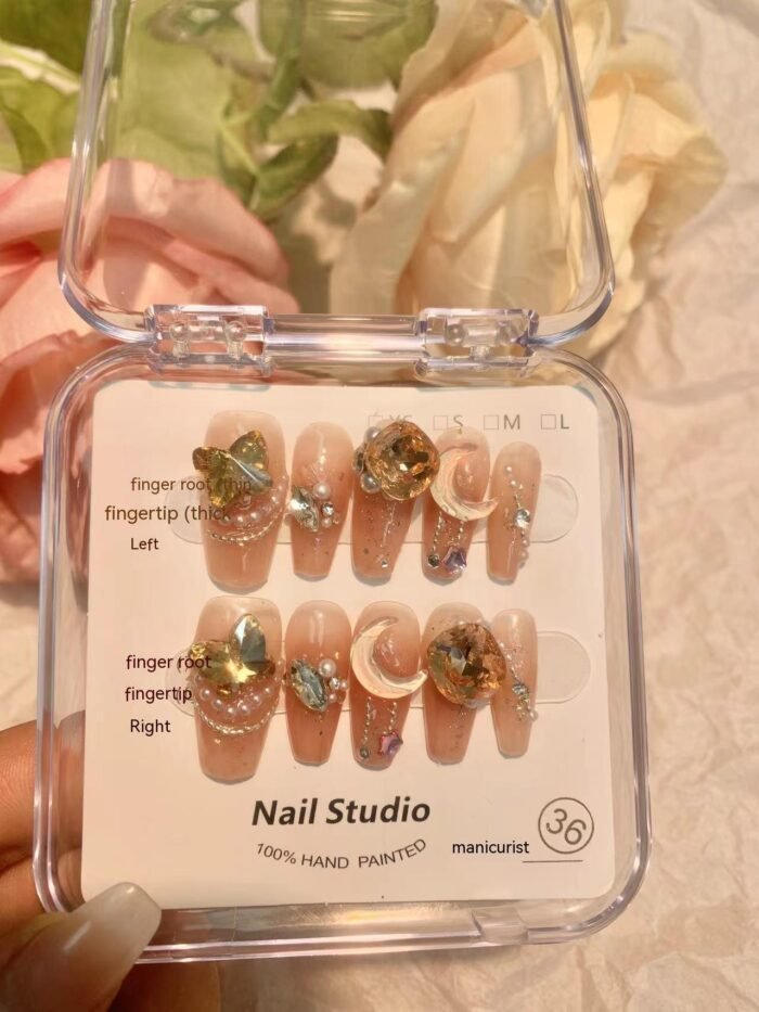Wearing Sun Protection Detachable False Nails - Image 6