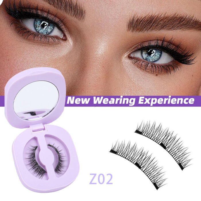 Glue-free Natural Portable Magnetic False Eyelashes - Image 5