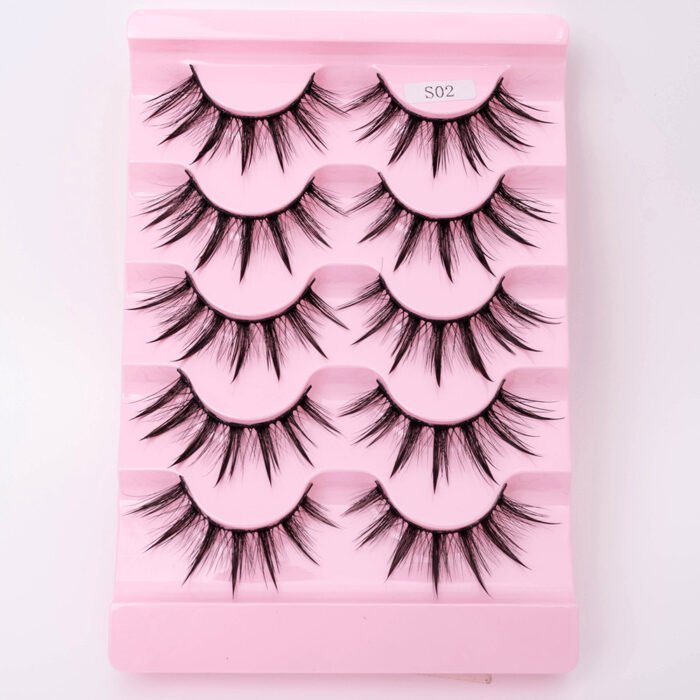 Natural 3D Dramatic Fairy Clusters Manga Lashes Fake Eyelashes - Image 2