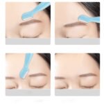 4 Pcs Straight Handle Round Head Eyebrow Trimmer Beauty Tools Beginner Anti-scratch Eyebrow Trimmer Eyebrow Razor Portable Face Razor Eye Brow Epilation Hair Removal Cutters Safety Razor Woman Makeup - Image 3