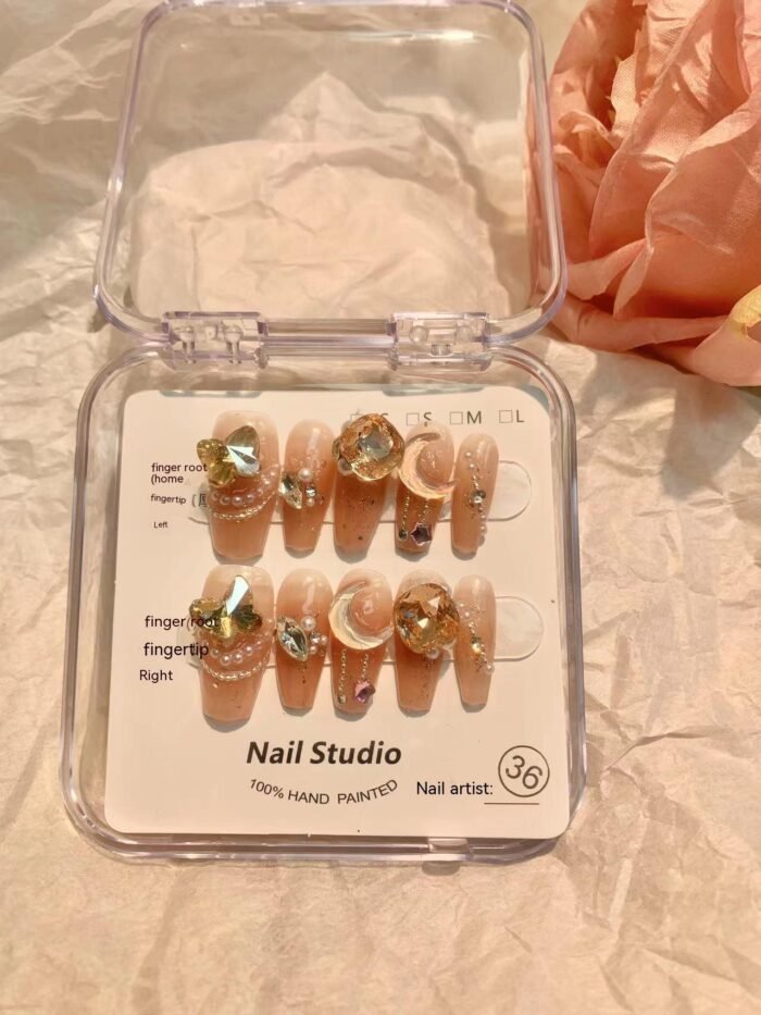 Wearing Sun Protection Detachable False Nails - Image 2