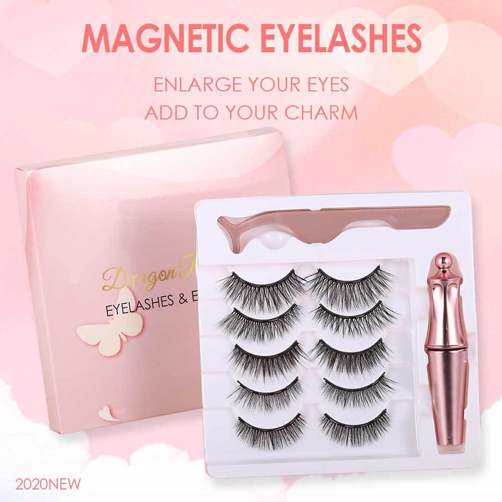 99187cd3-12ac-46c5-bb5e-cced0761f3b7.jpg Mink Eyelashes Magnetic Eyelashes 5 Pairs Of Magnets - Image 1
