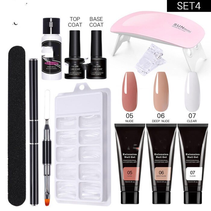 15ml Nail Art Extended Glue Set Phototherapy Gel - Image 4