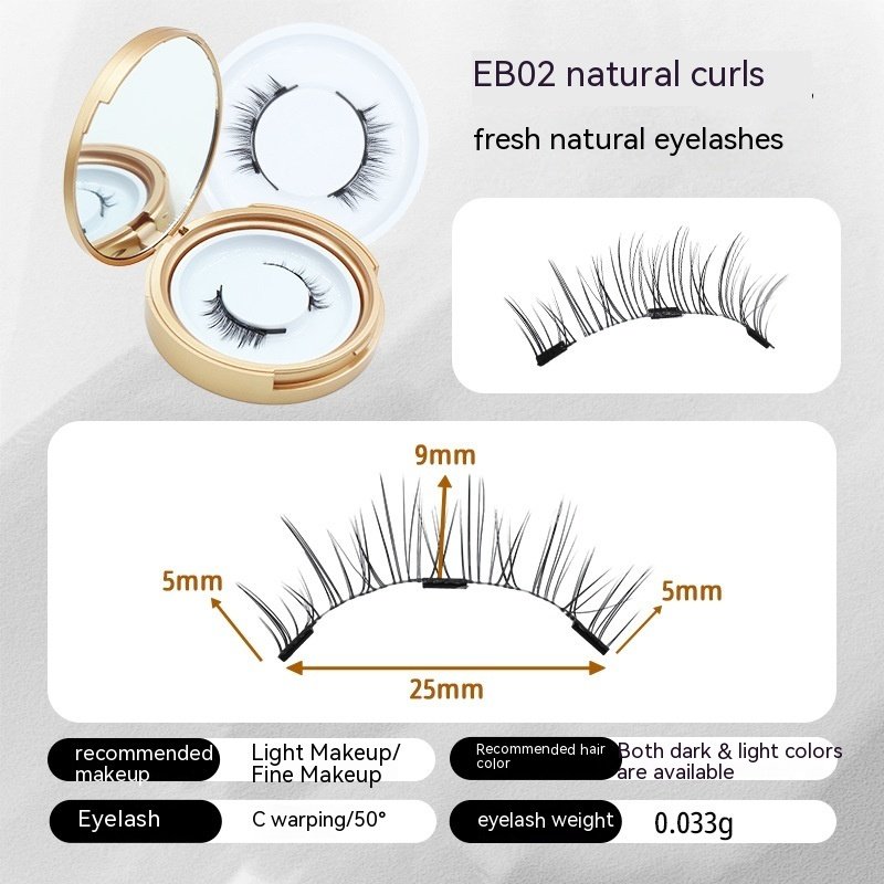 a16343ee-eab4-4068-a6aa-e7681157fee0_trans.jpeg Magnetic False Eyelashes Natural Simulation Tool Outfit - Image 7